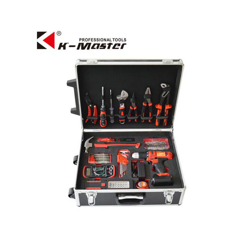 凯马特K-Master 50件家用工具套装维修多功能拉杆箱 KMT-8913