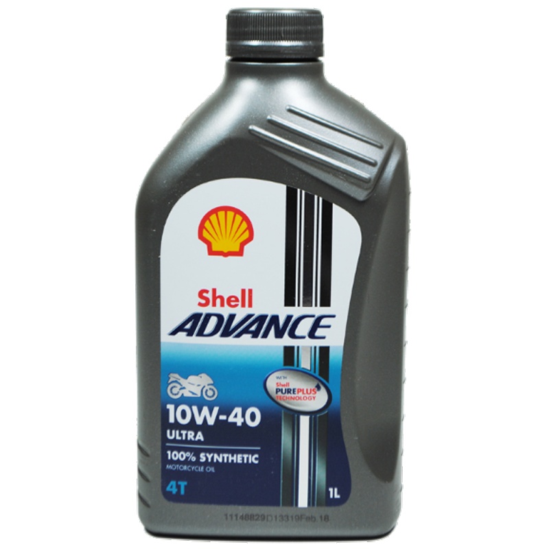 [摩托车机油]Shell壳牌 Advance Ultra 10W-40 超凡爱德王子四冲程 1L 欧洲原装进口