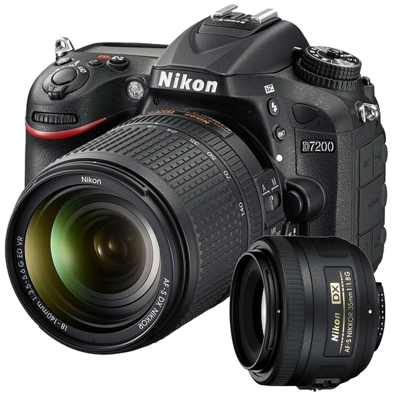 尼康(Nikon) 闪迪32G高速卡 包 保护镜 三脚架 清洁套装 金刚膜 D7200+18-140(套)-