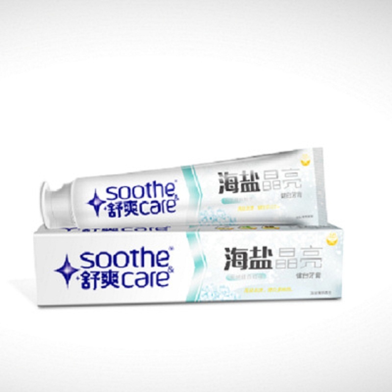 舒爽(soothe care) 海盐晶亮健白牙膏(海盐薄荷香型)185g (单位:支)