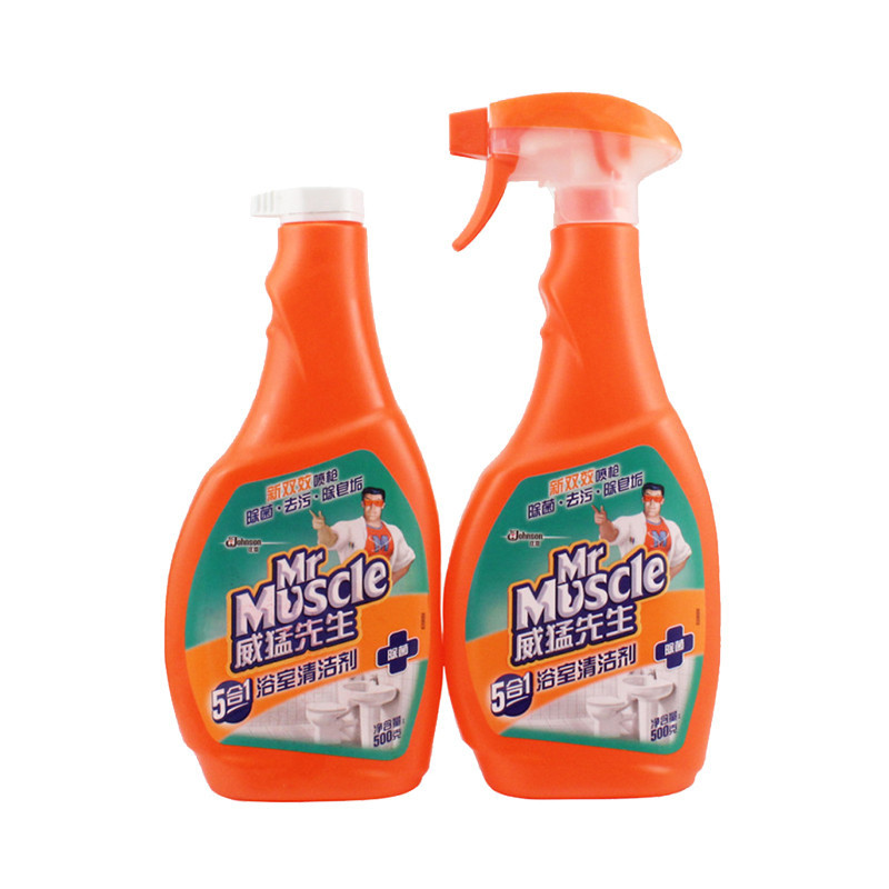 威猛先生(Mr Muscle) 500g*2 清洁去污除菌 5效合1 浴室清洁剂 (单位:瓶)