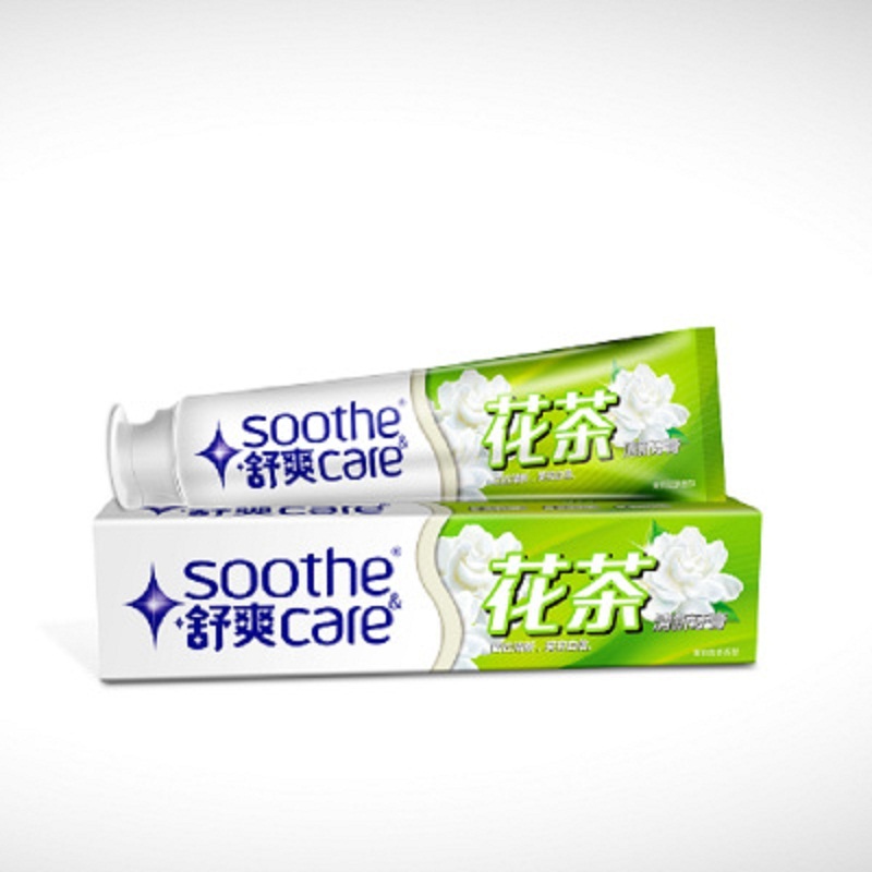 舒爽(soothe care) 花茶清新牙膏(茉莉花茶香型)185g (单位:支)