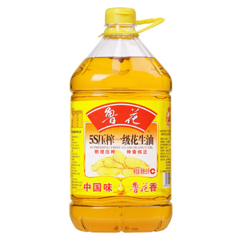 CCSM4 鲁花 食用油 5S 压榨一级 花生油 5L 4桶/箱