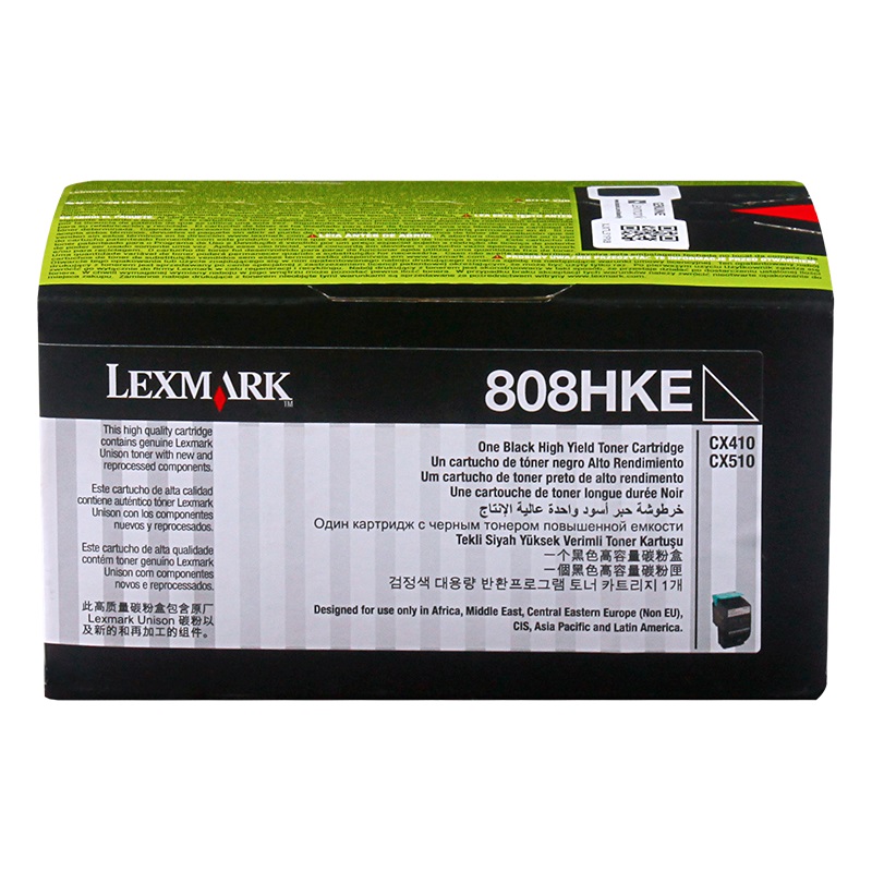 [精选]利盟(Lexmark)CX410de CX510de/dhe 黄色碳粉墨粉盒80C8HYE