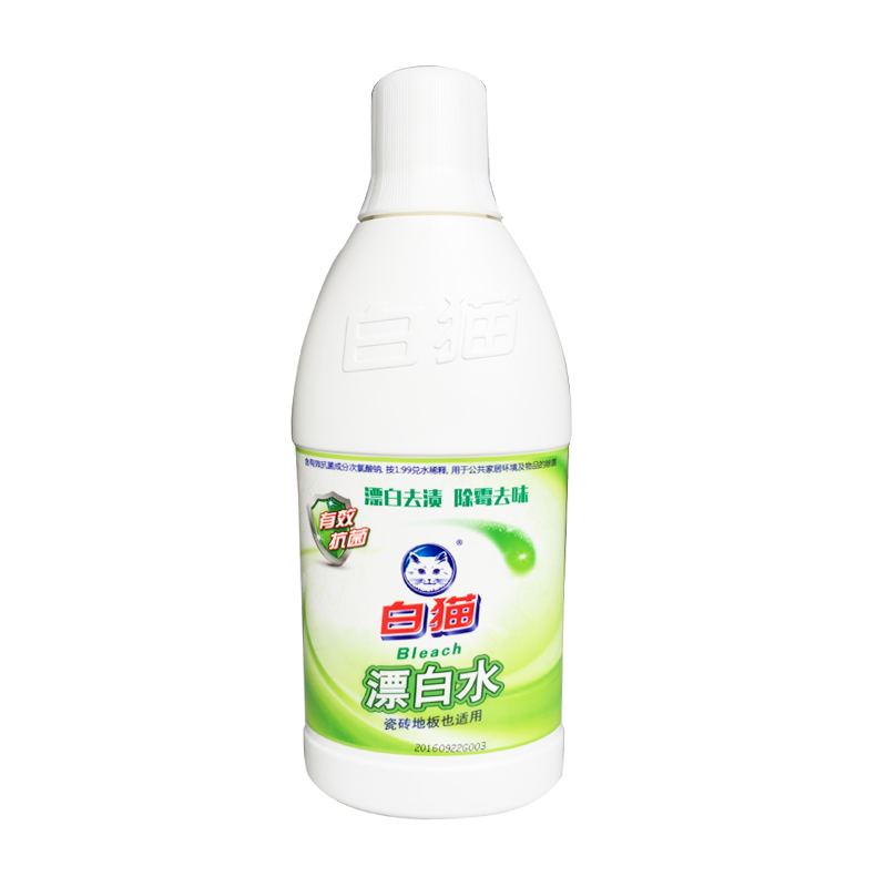 白猫 漂白水 600g (单位:瓶)