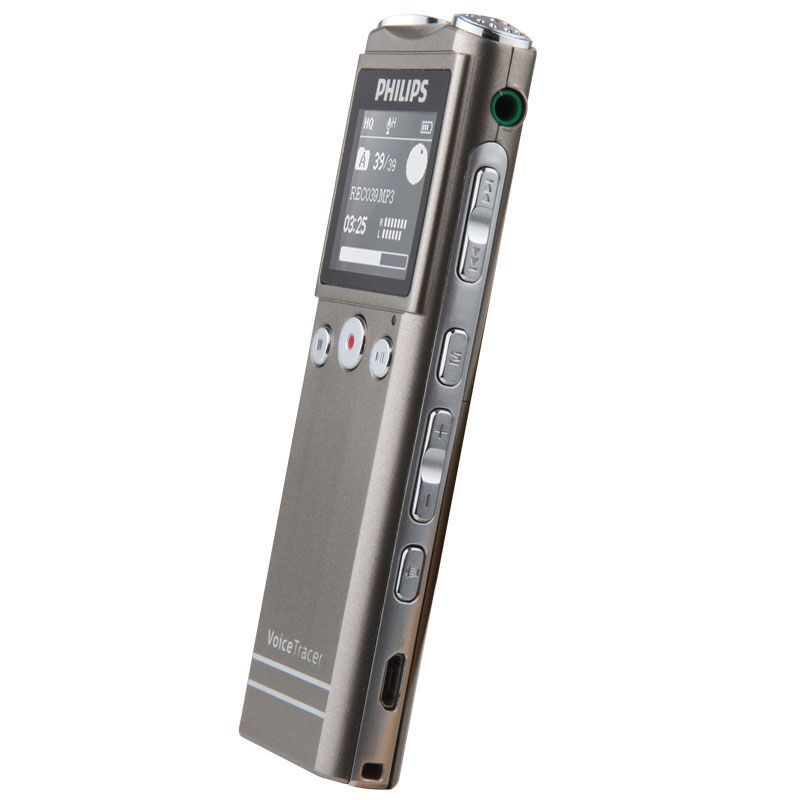 飞利浦(Philips) 8GB 30米远距离 录音笔 VTR6200 灰色 (单位:个)