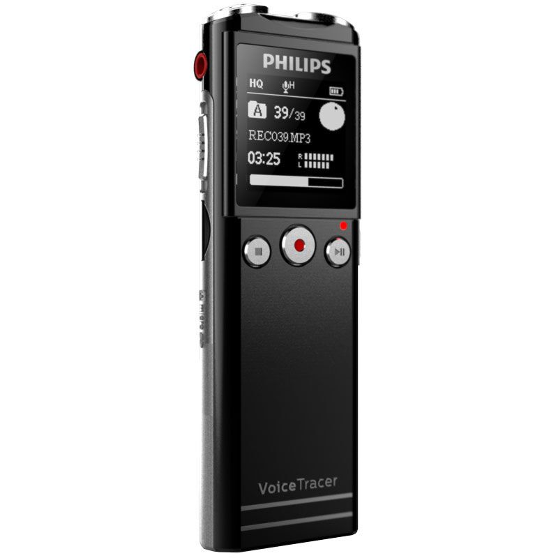 飞利浦(Philips) 8GB 30米远距离 录音笔 VTR6200 黑色 （单位：个）