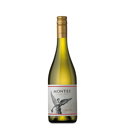 智利原瓶进口蒙特斯(Montes)干白经典系列霞多丽干白葡萄酒750ml单支