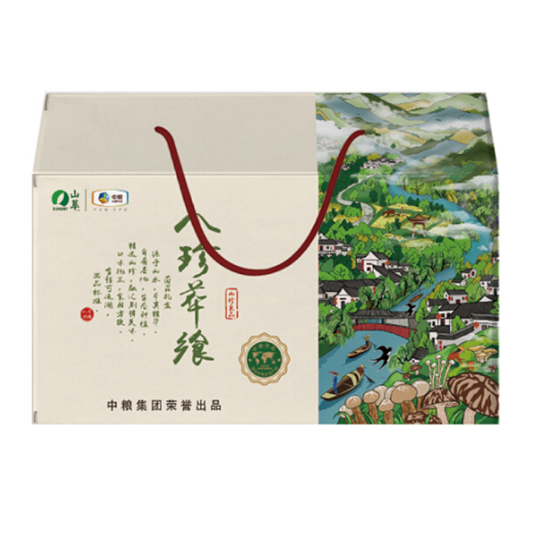 中粮山萃“八珍萃飨”菌菇礼盒