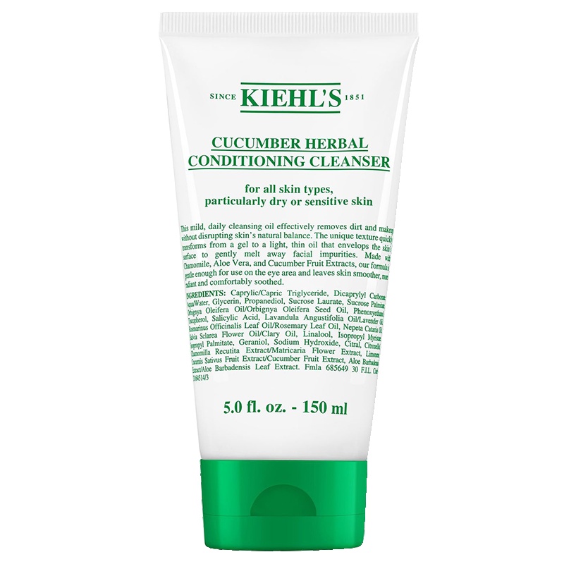 科颜氏(Kiehl's)黄瓜植物洁面乳150ml 泡沫洗面奶 深层清洁 清爽 保湿