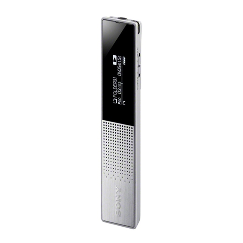 索尼(SONY)数码录音笔ICD-TX650 16G大容量 商务会议采访取证 专业录音智能降噪 微型便携一键录音 银色