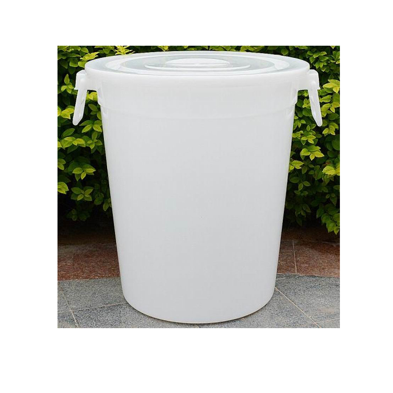 LTSM 妙洁 大号垃圾桶加厚塑料大水桶白色60升