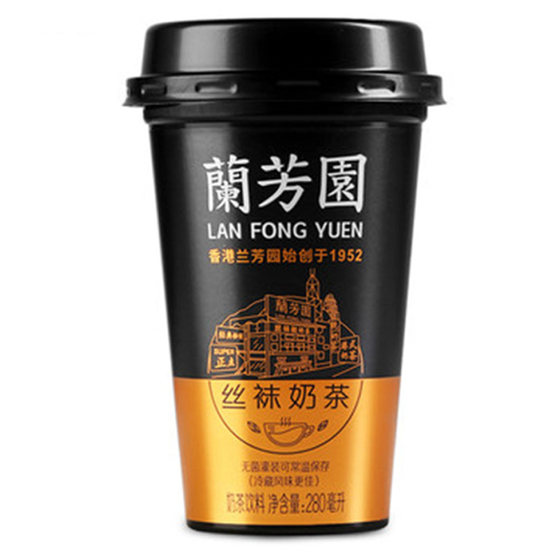 兰芳园(LAN FONG YUEN) 香港兰芳园港式丝袜奶茶280ml*15杯红茶饮料 整箱280ml*15杯礼盒装