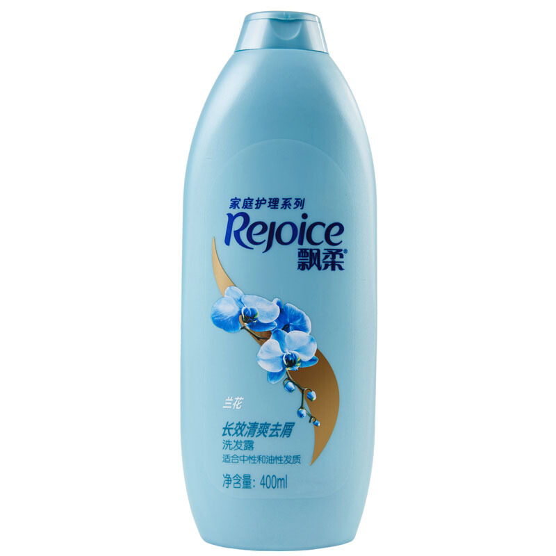 飘柔(Rejoice)家庭护理兰花长效清爽去屑洗发露400ml六支装