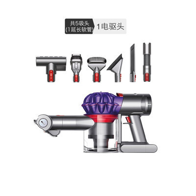 戴森(DYSON)V7 Car & Boat家用5吸头吸尘器 无线手持除尘除螨仪 0.69L尘盒/尘桶 美版 金属灰