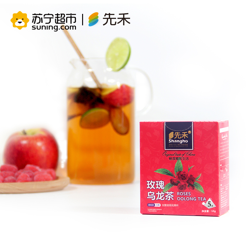 先禾(Shangho)玫瑰乌龙茶(盒装/5袋)
