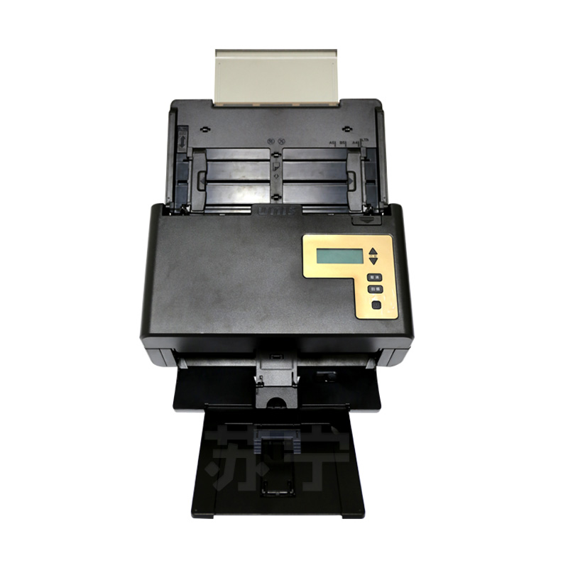紫光(Uniscan)Q2280馈纸式高速扫描仪 A4彩色双面扫描 每分钟80张/160面 高清CCD 黑色外观