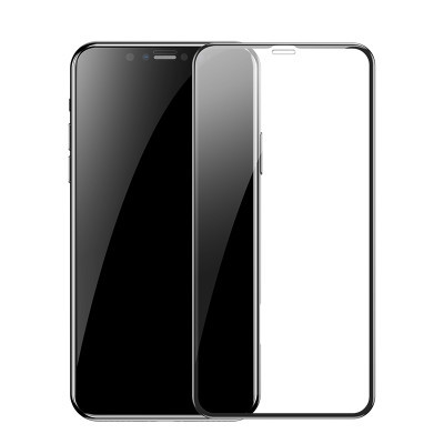 倍思(Baseus)iPhone XR 6.1寸钢化膜 苹果新品玻璃膜全屏覆盖膜钢化玻璃膜苹果6.1寸保护膜 防摔防指纹