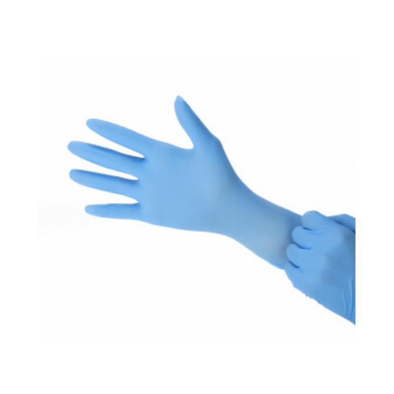 安思尔 Ansell 92-210,M 蓝色一次性无粉丁腈橡胶手套,0.075mm厚,24cm长,M