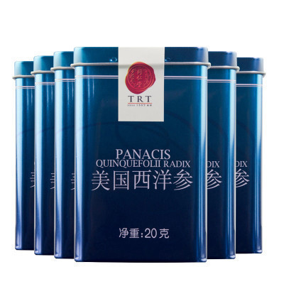 北京同仁堂美国西洋参片西洋参切片含片花旗参片20g*6进口西洋参