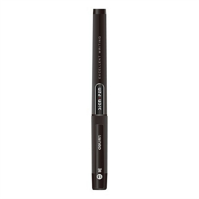 [精选]得力 S97中性笔金属商务0.5mm(颜色随机)(10支价格) 黑色