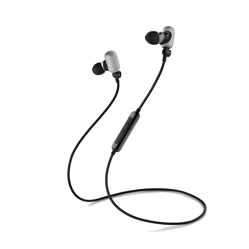 漫步者Edifier OXYGEN W293BT防水运动跑步蓝牙无线耳机通用入耳式耳塞 亮黑色