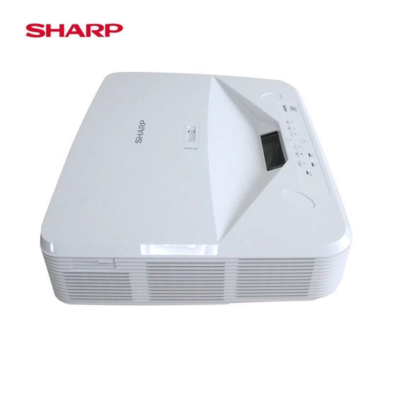 夏普(SHARP)XG-LU35XA激光短焦投影仪 商用教育 激光无屏电视 高清投影机(送抗光屏、吊架、支架、含安装)