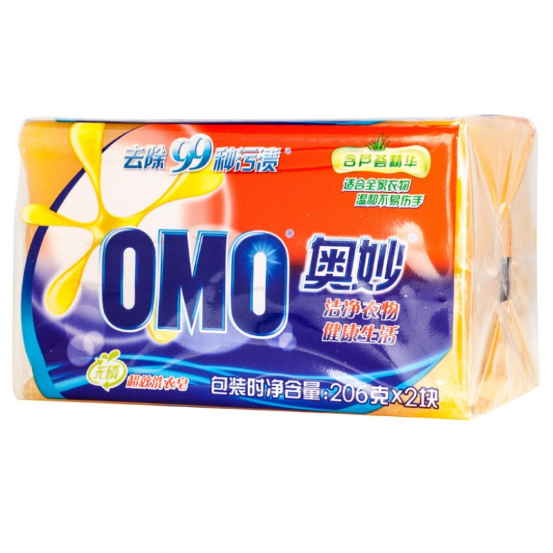 奥妙(OMO) 源自天然酵素 深层洁净 洗衣粉 1.8kg (单位:袋)