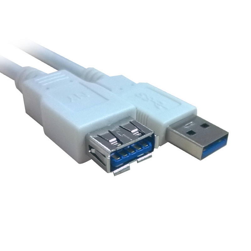 酷比客(L-CUBIC) USB-AM-AF白色 USB3.0延长线 LCCPUSB3AMAFWH-1.5M (单位:根