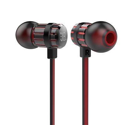 JBL T190A耳机入耳式立体声苹果小米手机通用耳塞带麦黑红