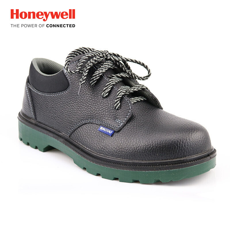霍尼韦尔(Honeywell)BC0919701 ECO 防静电保护足趾钢头防砸防静电低帮水牛皮安全鞋45码1双