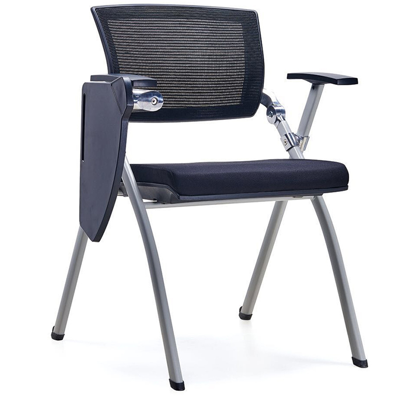 麦格尚 培训椅LY-X1-D 办公椅折叠椅会议椅教学椅 带写字板 有扶手 铝合金连接件(请备注颜色)