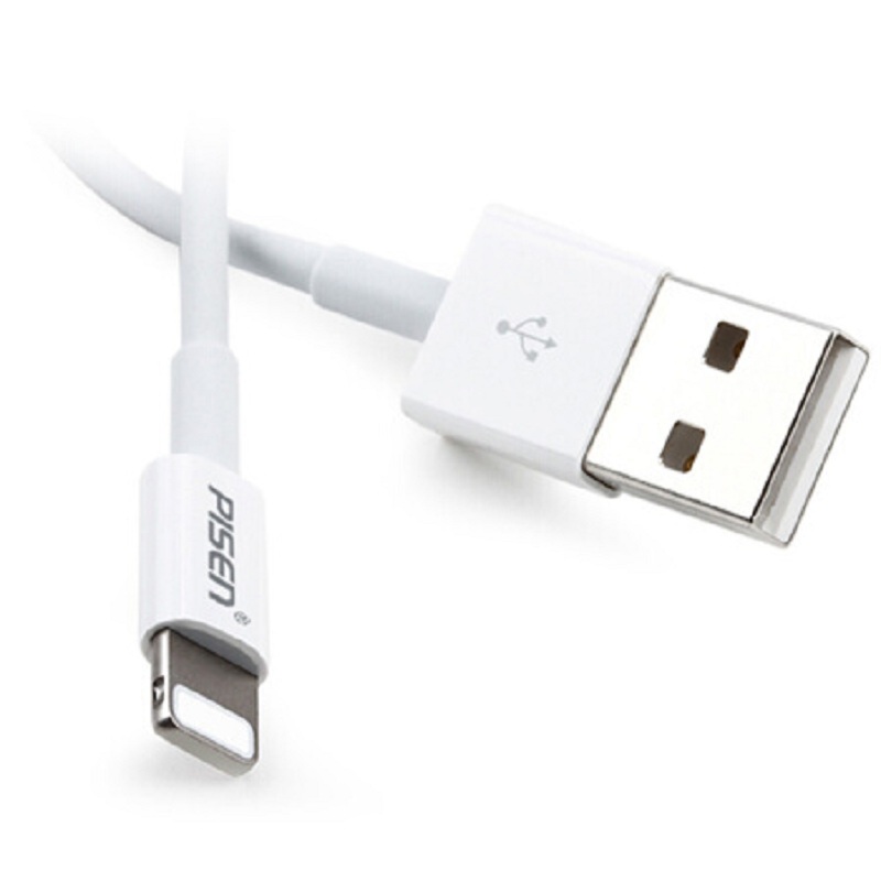 品胜(PISEN)苹果数据线 手机充电线 1.5米白色 适用于苹果6S/7/8Plus ipad air/pro