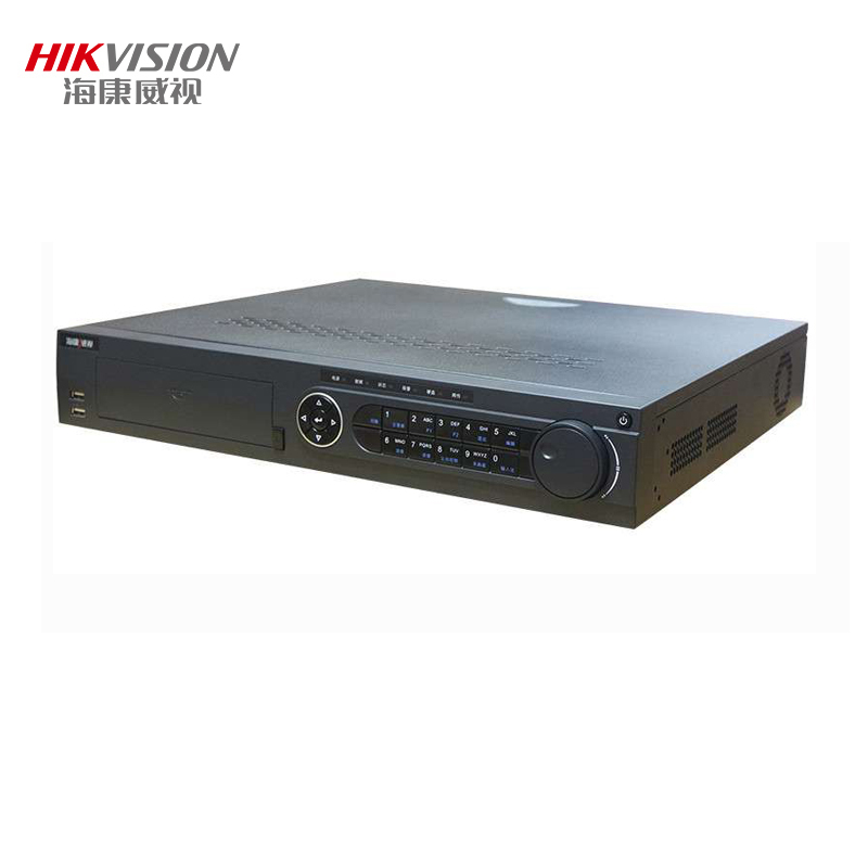 海康威视DS-7916N-K4/16P 16路监控网络硬盘录像机 4K高清监控主机带POE 官方标配不含硬盘