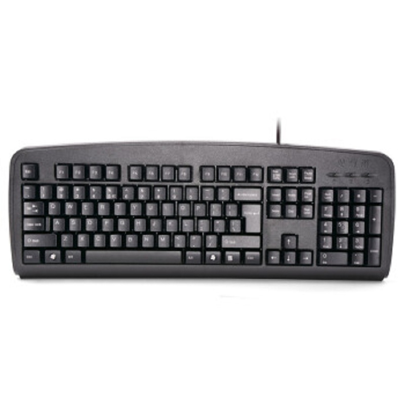 双飞燕(SHUANG FEI YAN) 防水有线键盘 KB-8 PS2接口 电脑键盘 笔记本键盘