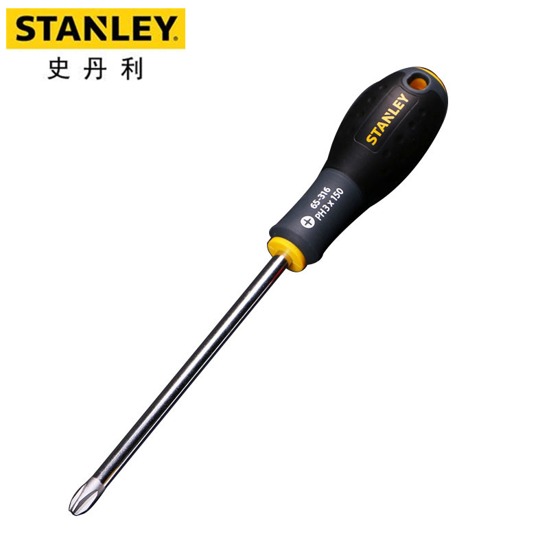 史丹利 Stanley65-316-14三色柄十字螺丝刀3#×150MM