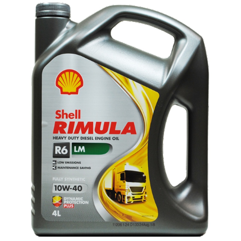 [全合成柴机油]Shell壳牌 欧洲进口 劲霸Rimula R6 LM 10W-40 4L