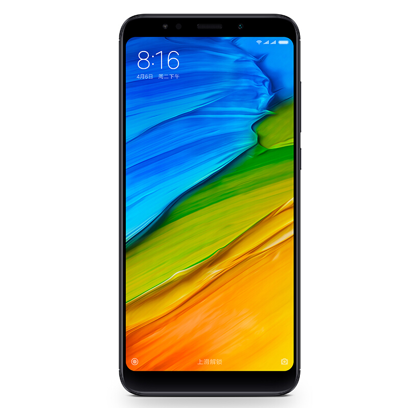 Xiaomi/小米 红米5 Plus 4GB+64G 黑色 移动联通电信4G全网通手机 全面屏