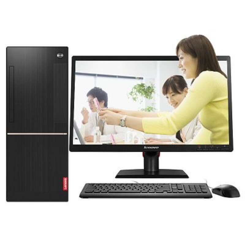 联想(Lenovo)扬天T4900d台式电脑 21.5英寸显示器(i5-7400 4GB 500GB 无光驱)