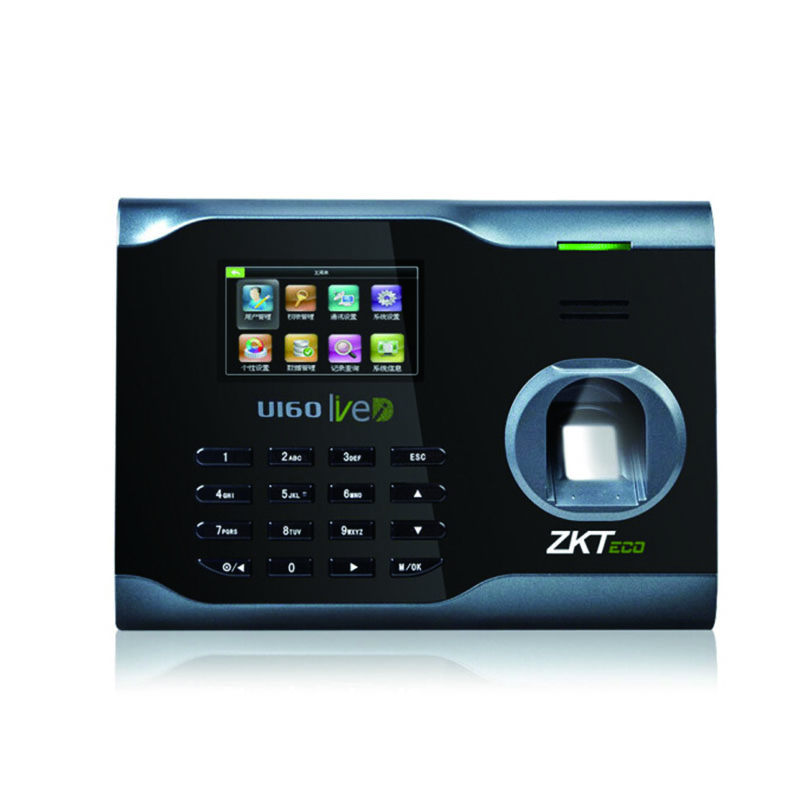 LTSM 中控智慧(ZKTeco)U160专业型网络指纹考勤机 WIFI无线高速签到打卡机