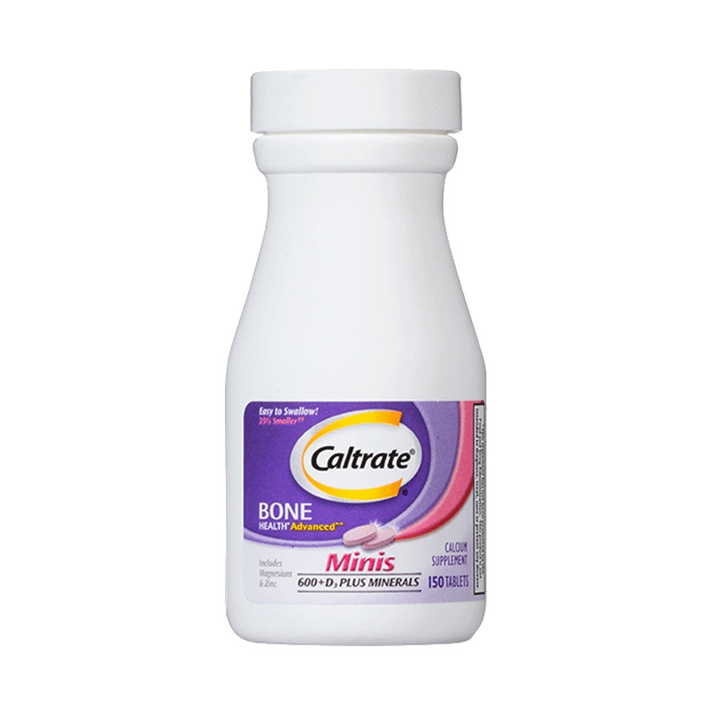 Caltrate 钙尔奇 钙+维生素D 150粒/瓶 美国进口 矿物质 片剂 100克