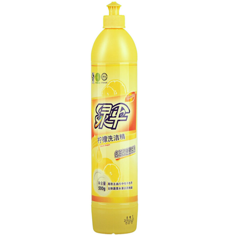 LTSM 绿伞洗洁精500g/瓶(柠檬香型) 1/瓶装