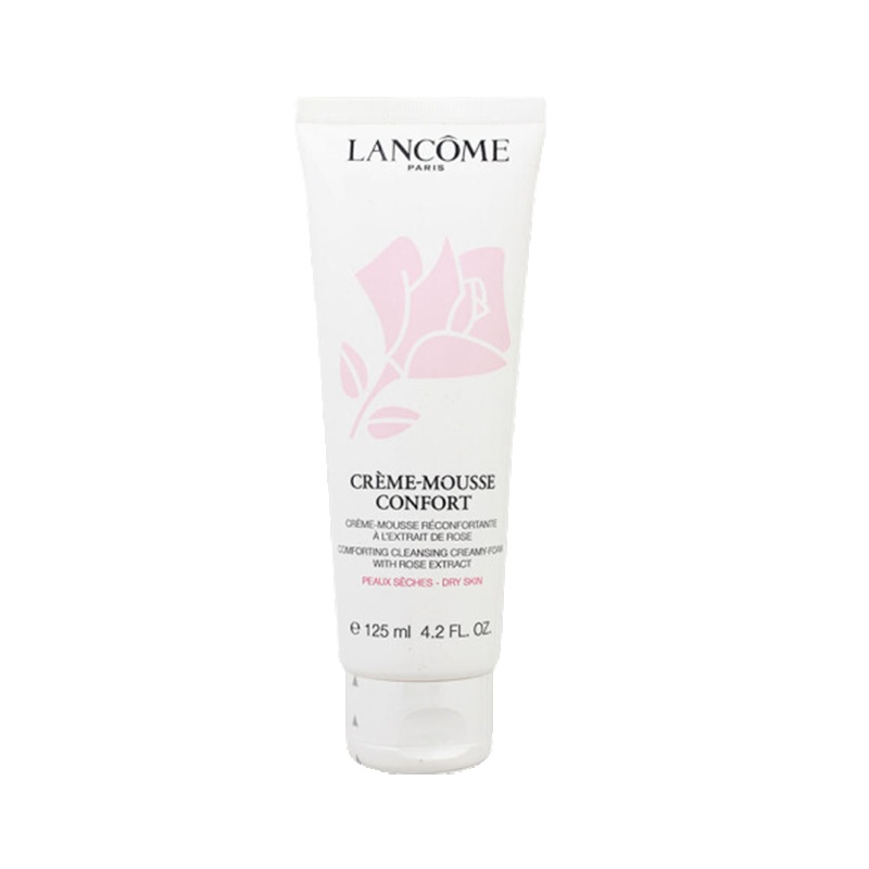 兰蔻(LANCOME)新清滢柔肤洁面乳(干性)125ml (又名:清滢柔肤洁面乳)洗面奶 清洁 粉干性中性洁面