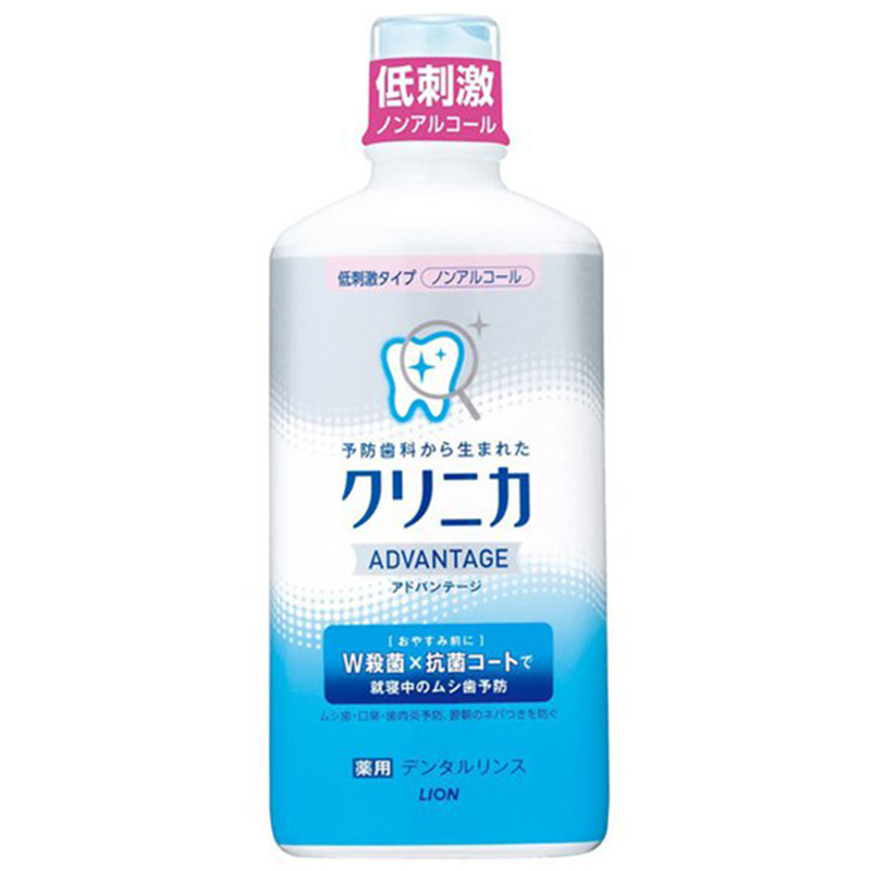 狮王(LION) CLINICA齿力佳 优致防蛀漱口水 低刺激 900ml 无酒精
