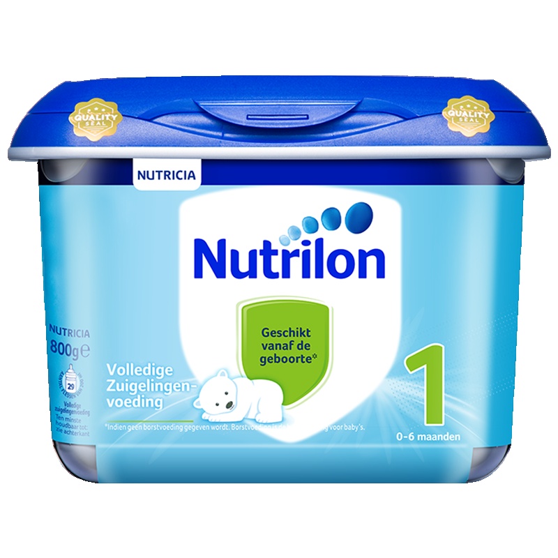 荷兰牛栏 诺优能荷兰版 Nutrilon海外婴幼儿配方奶粉 安心罐 1段(0-6个月)800g/罐