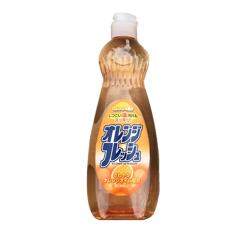 [轻松去油渍]ROCKET/火箭石碱多功能清洁剂洗洁精 香橙香 600ml/瓶