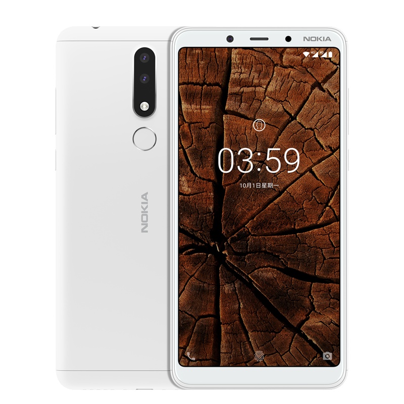 Nokia/诺基亚 3.1Plus 3GB+32GB 白色 移动联通电信全网通4G双卡手机