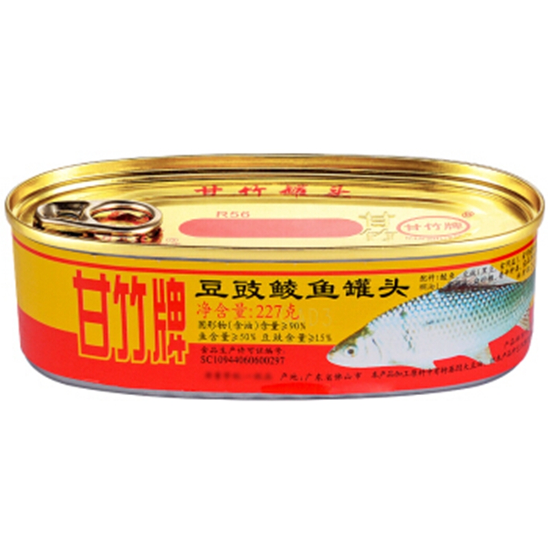 甘竹豆豉鱼罐头227g
