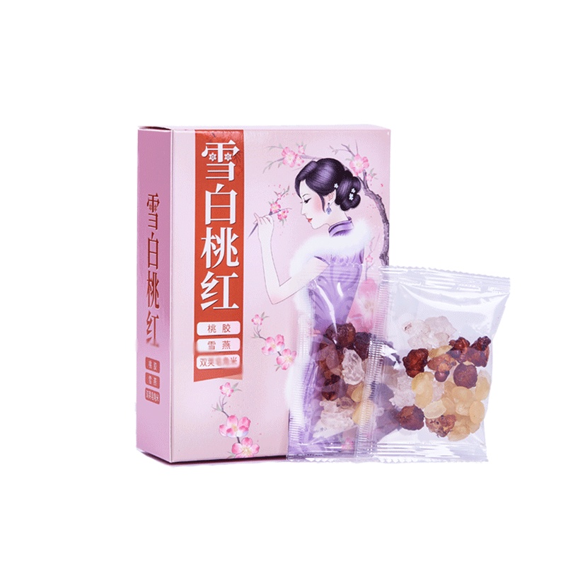 敏昂(M)桃胶双荚皂角米雪燕组合 150g/盒10袋独立小包装泡茶煮粥