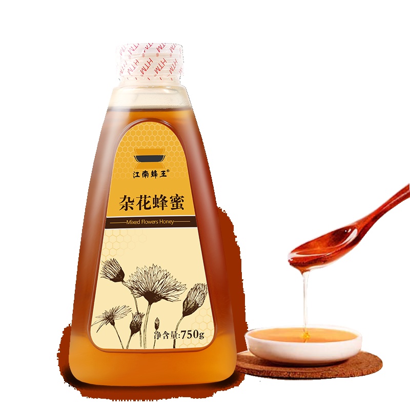 江南蜂王(Jiang nan queen bee) 杂花蜂蜜 750g/瓶 滋补 蜂蜜 百花蜜 滋补蜂蜜 百花蜜